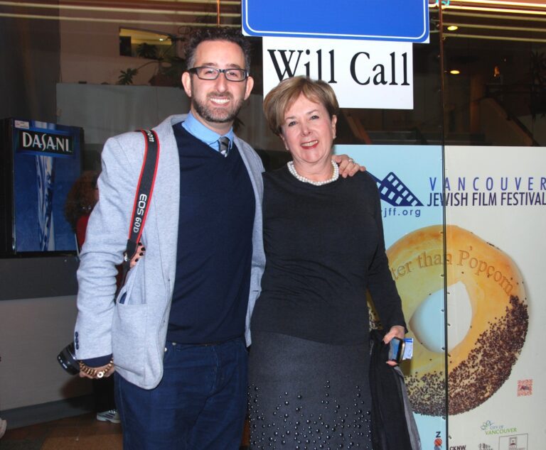 Director Jeff L. Lieberman & Publicist Carole Krasnow Lieberman. Vancouver Jewish Film Festival.